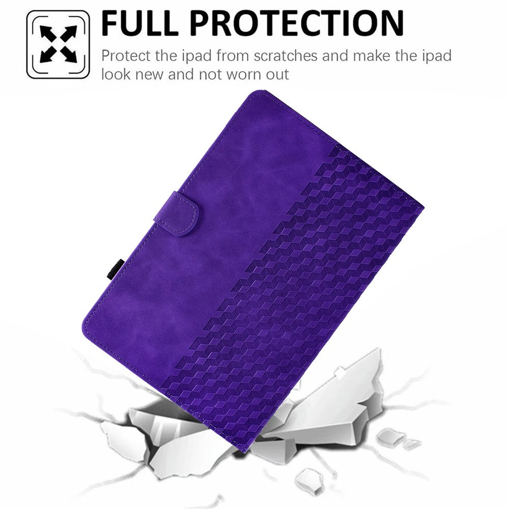 For Amazon Kindle Youth Edition 2022 PU Leather Folding Stand Cover Pattern Imprinted Card Holder Tablet Shell with Auto Wake / Sleep