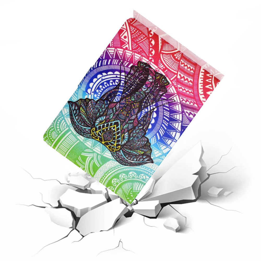 For Amazon Kindle Youth Edition 2022 Pattern Printing Flip Tablet Case PU Leather Card Holder Stand Magnetic Cover