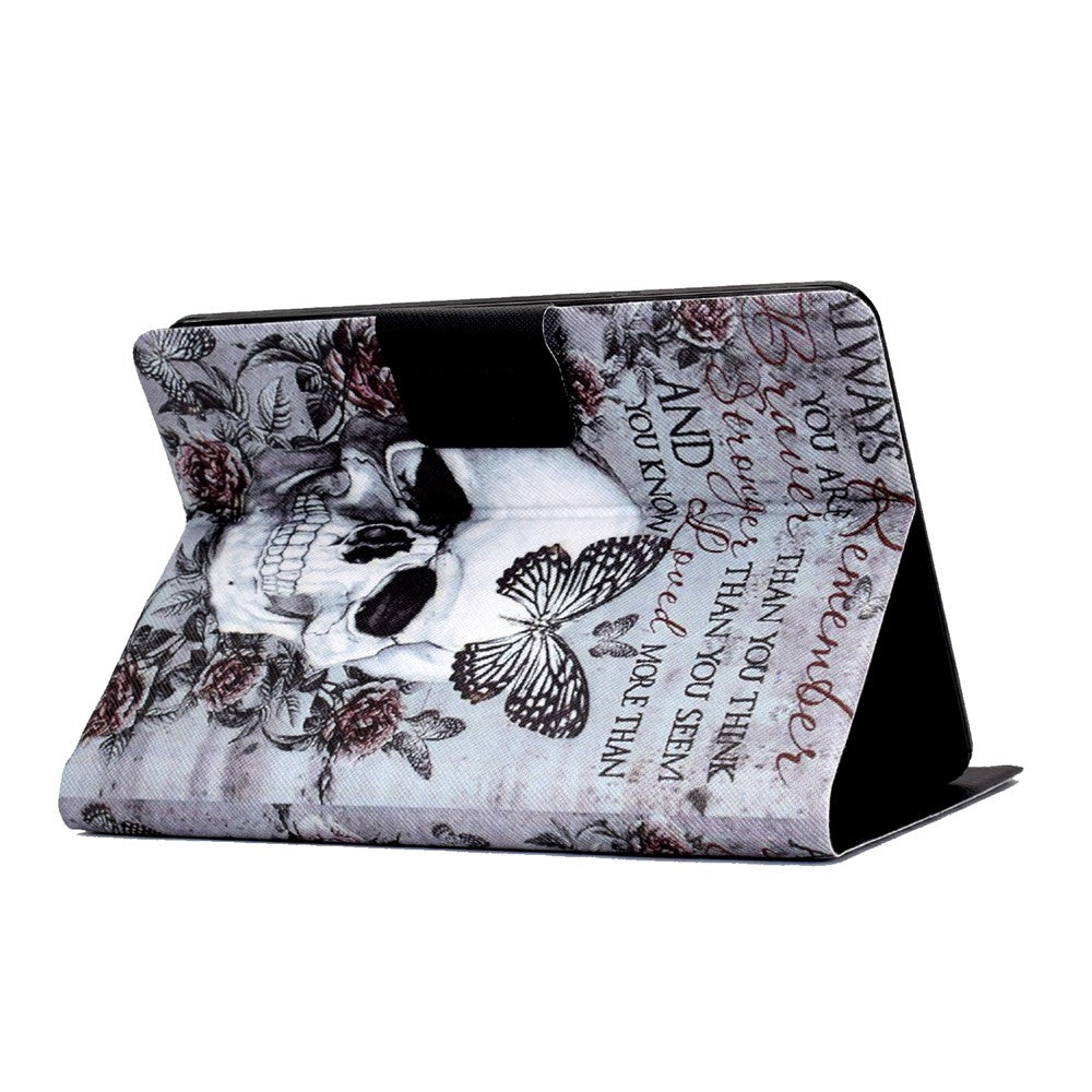 For Amazon Kindle Youth Edition 2022 Folio Flip PU Leather Cover Pattern Printing Card Holder Stand Protective Tablet Case