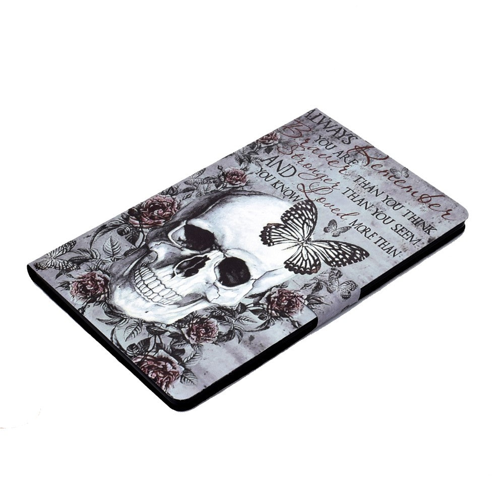 For Amazon Kindle Youth Edition 2022 Folio Flip PU Leather Cover Pattern Printing Card Holder Stand Protective Tablet Case