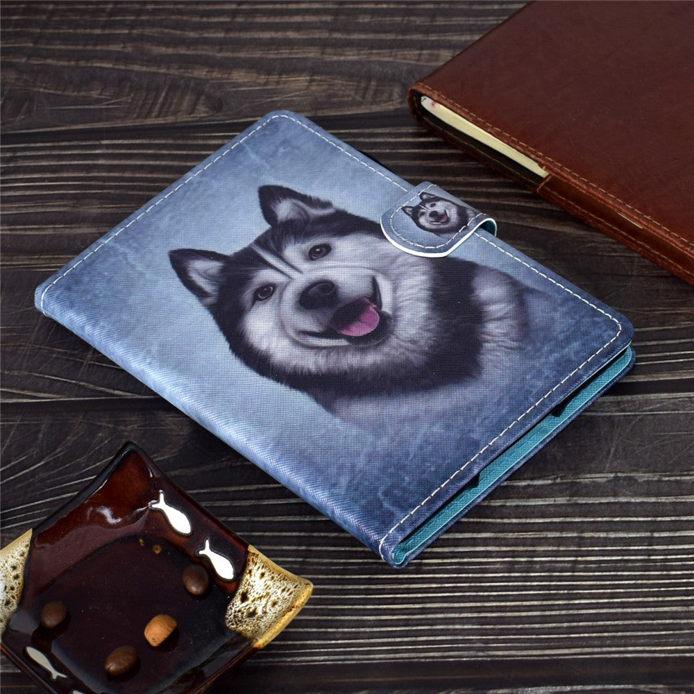 For Amazon Kindle Youth Edition 2022 Cover Stitching Line PU Leather Tablet Full Protection Case with Card Slots