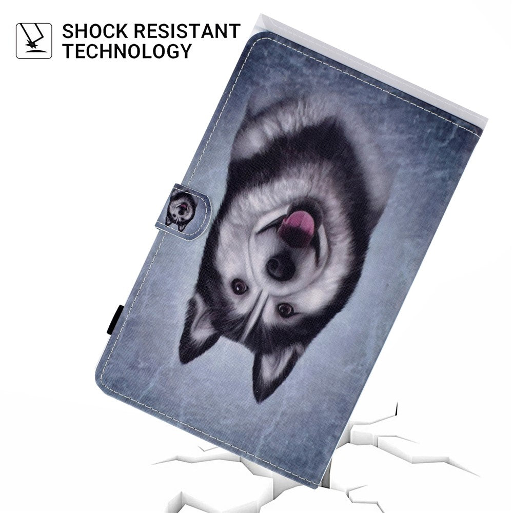 For Amazon Kindle Youth Edition 2022 Cover Stitching Line PU Leather Tablet Full Protection Case with Card Slots