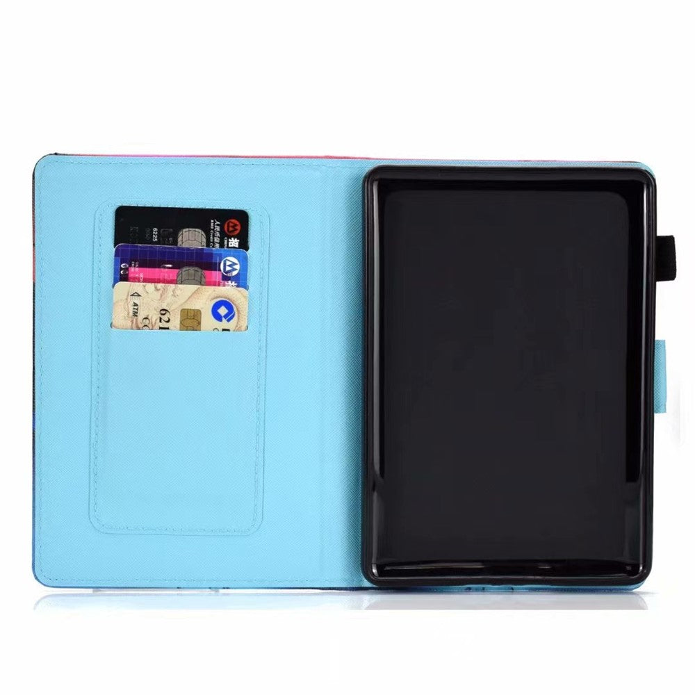 For Amazon Kindle Youth Edition 2022 Cover Stitching Line PU Leather Tablet Full Protection Case with Card Slots