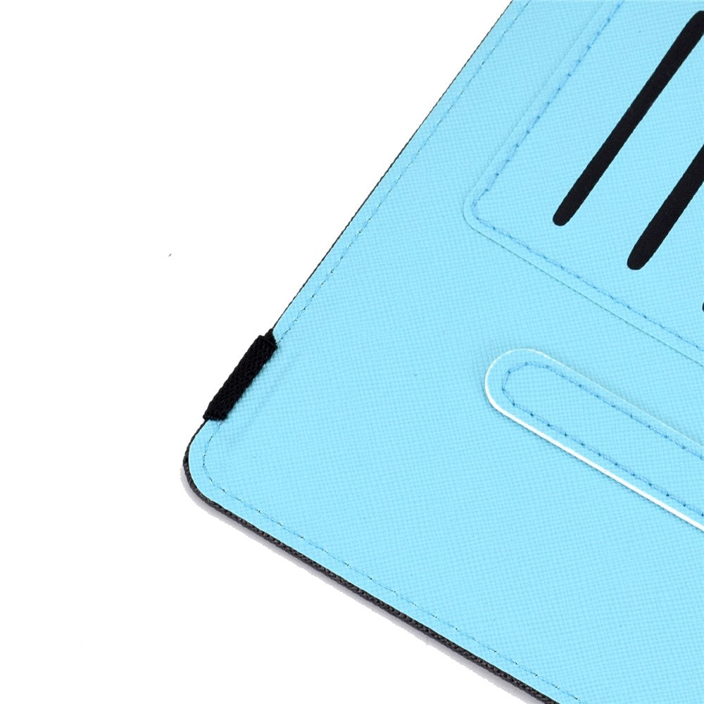 For Amazon Kindle Youth Edition 2022 PU Leather Book Style Flip Tablet Case Pattern Printing Card Holder Shockproof Cover with Elastic Band