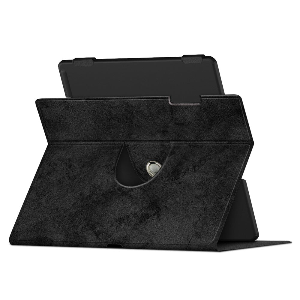 For Amazon Kindle Scribe (2024) / (2022) / Kindle Scribe Solid Color Tablet Case Textured Surface Anti-Scratch Magnetic Absorption Tablet Cover with 360-degree Rotary Kickstand