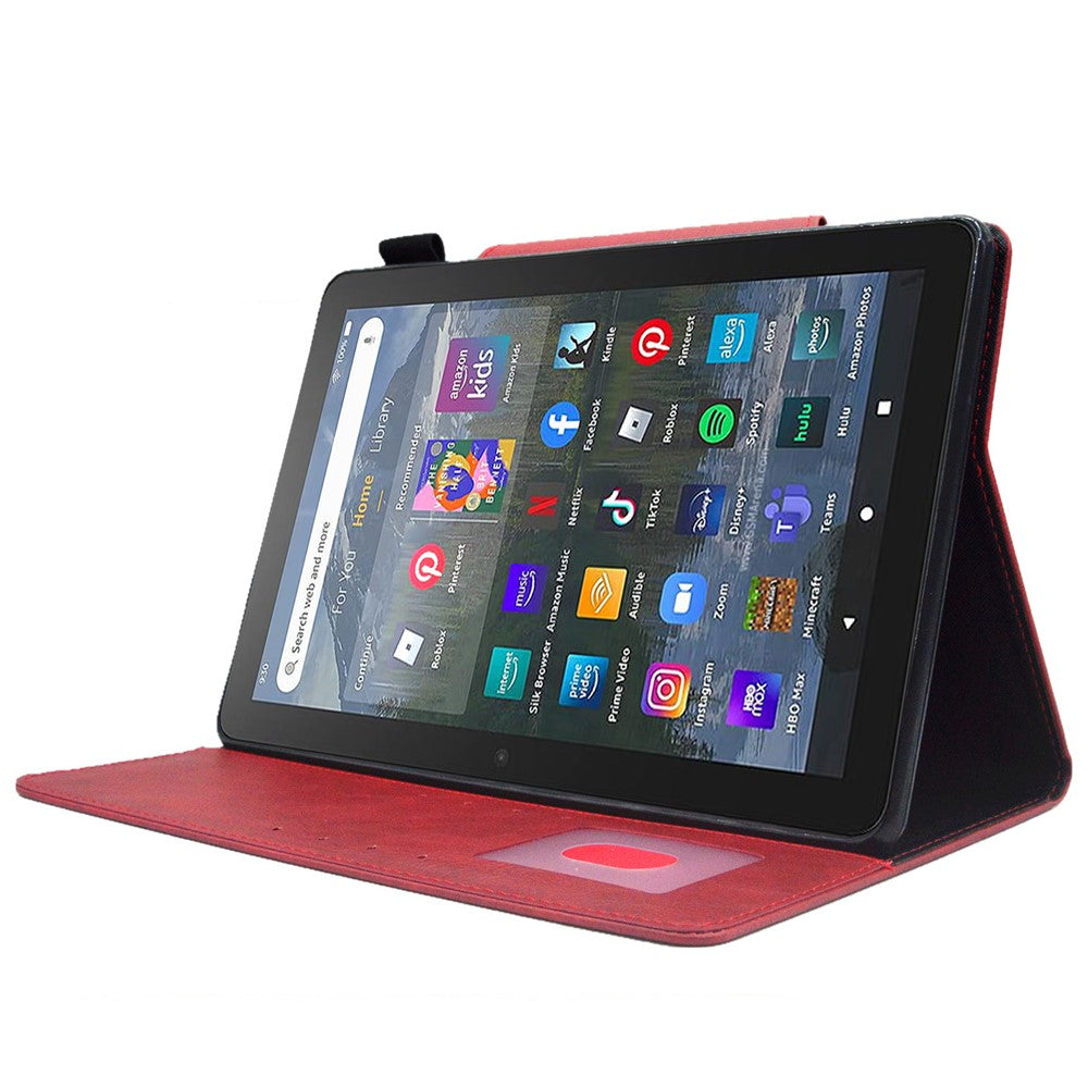 For Amazon Fire HD 8 (2020) / (2022) / 8 Plus (2022) / (2020) Leather Tablet Case Wallet Stand Slim Tablet Cover