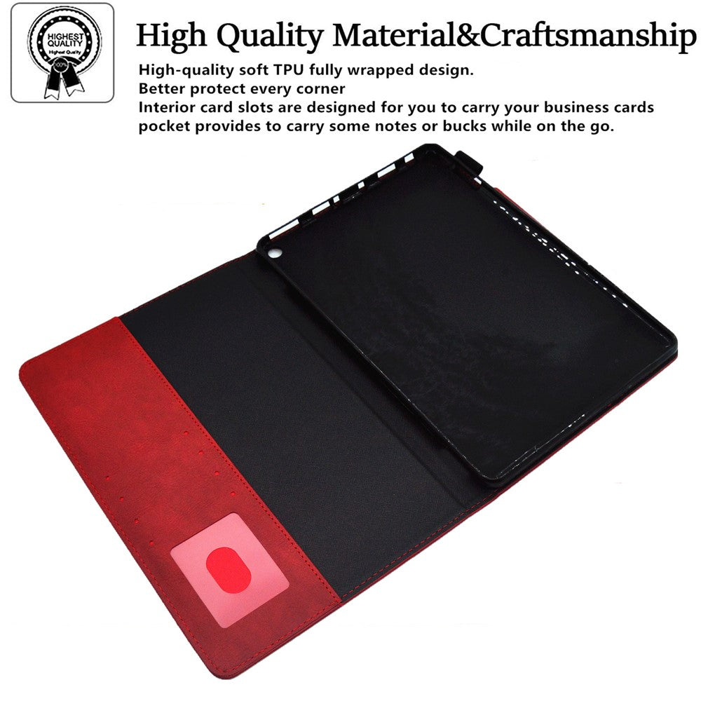 For Amazon Fire HD 8 (2020) / (2022) / 8 Plus (2022) / (2020) Leather Tablet Case Wallet Stand Slim Tablet Cover