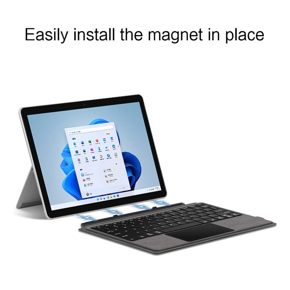 For Microsoft Surface Go 1 / 2 / 3 Magnetic Rechargeable Wireless Bluetooth-compatible Keyboard with Backlit