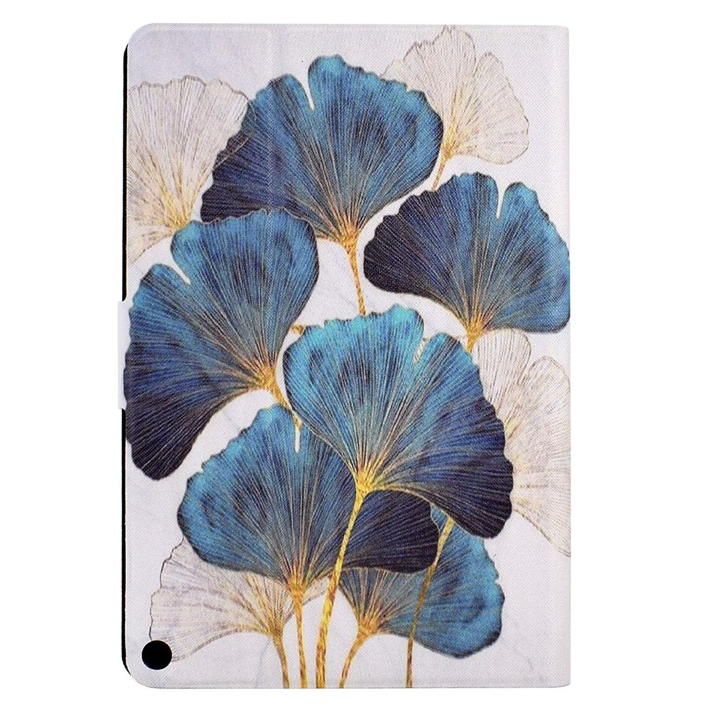 For Amazon Fire HD 10 (2021) / HD 10 Plus (2021) Leather Cover Pattern Printed Anti-Scratch Tablet Case with Card Slots
