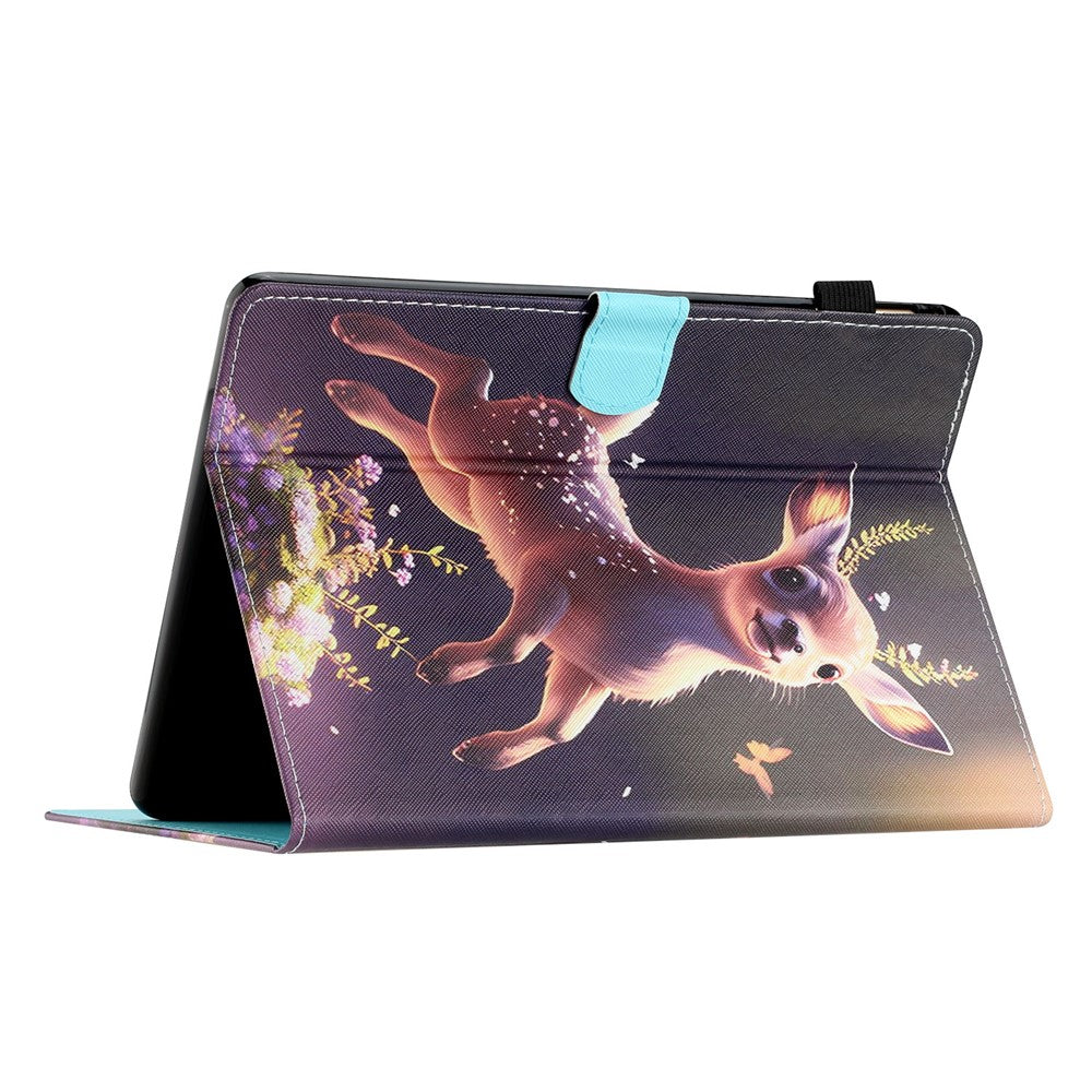Anti-Scratch Tablet Case for Amazon Kindle Youth Edition 2022 Shockproof Cover Pattern Printing PU Leather Case