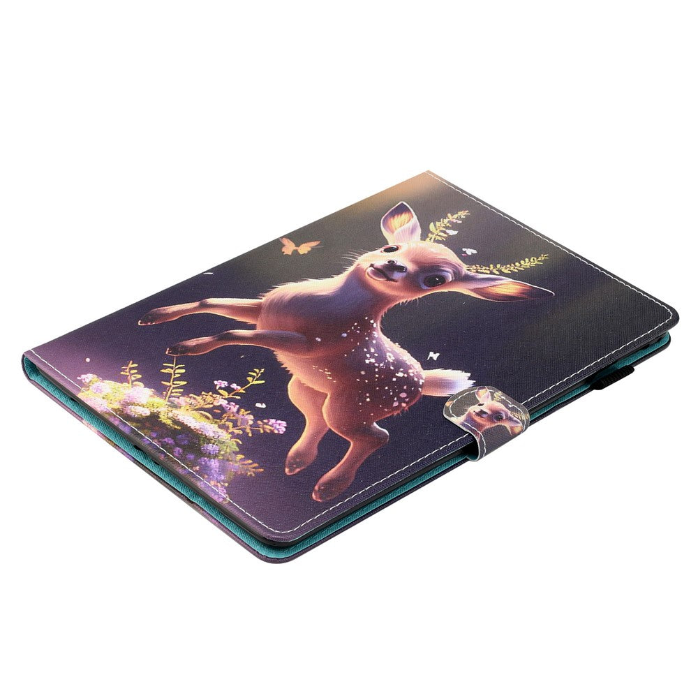 Anti-Scratch Tablet Case for Amazon Kindle Youth Edition 2022 Shockproof Cover Pattern Printing PU Leather Case