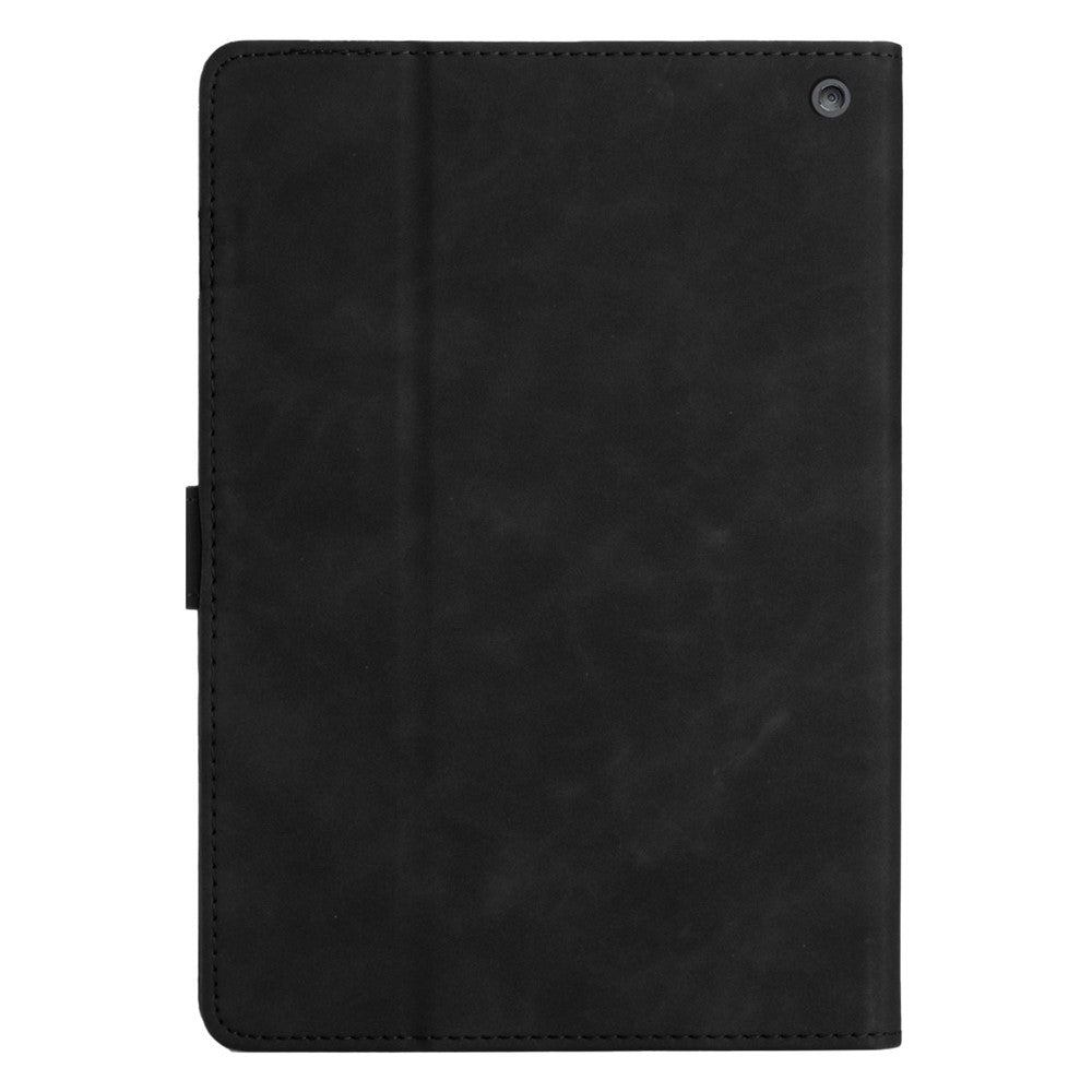 Imprinted Pattern Flip Cover for Amazon Fire HD 8 Plus (2022) / Fire HD 8 (2022) PU Leather Card Slot Tablet Case