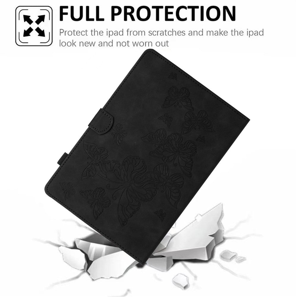 Imprinted Pattern Flip Cover for Amazon Fire HD 8 Plus (2022) / Fire HD 8 (2022) PU Leather Card Slot Tablet Case
