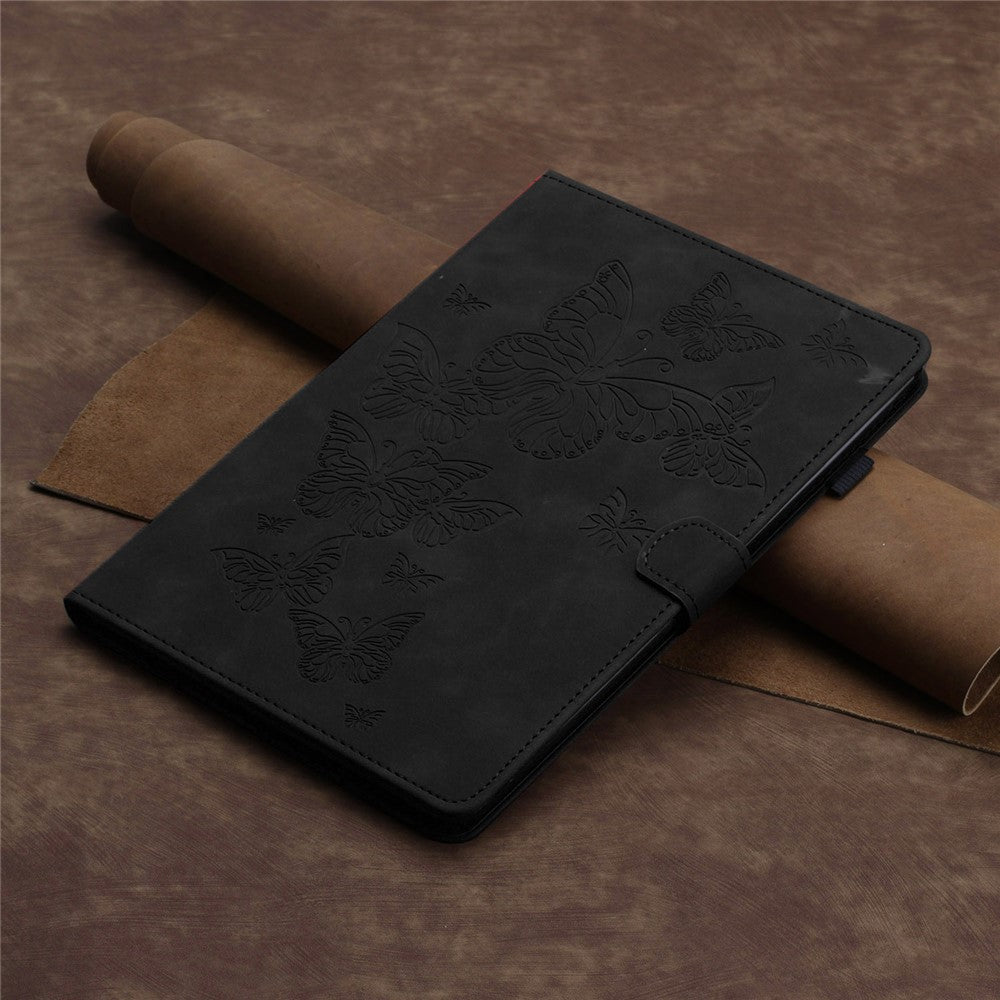 Imprinted Pattern Flip Cover for Amazon Fire HD 8 Plus (2022) / Fire HD 8 (2022) PU Leather Card Slot Tablet Case
