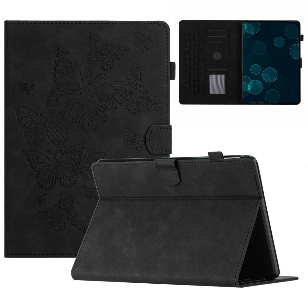 For Amazon Kindle 11th Gen (2022) TPU+PU Leather Cover Card Slot Imprinted Pattern Tablet Case