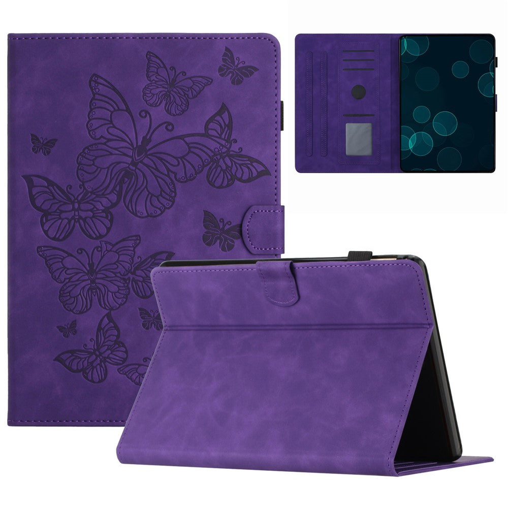 For Amazon Kindle 11th Gen (2022) TPU+PU Leather Cover Card Slot Imprinted Pattern Tablet Case