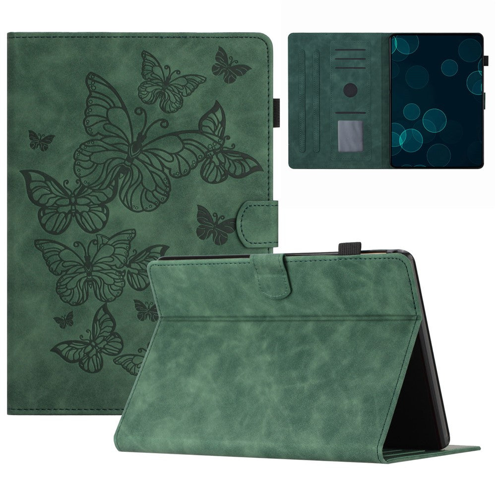 For Amazon Kindle 11th Gen (2022) TPU+PU Leather Cover Card Slot Imprinted Pattern Tablet Case