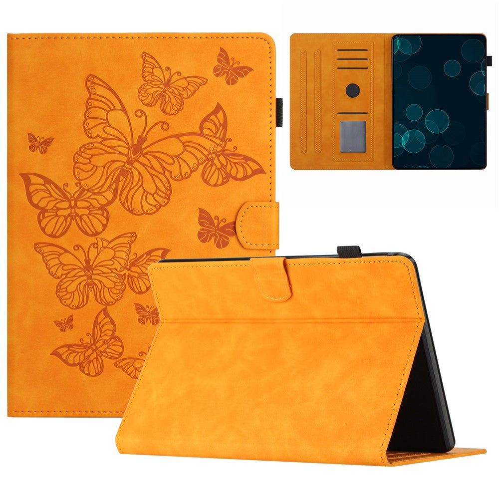 For Amazon Kindle 11th Gen (2022) TPU+PU Leather Cover Card Slot Imprinted Pattern Tablet Case