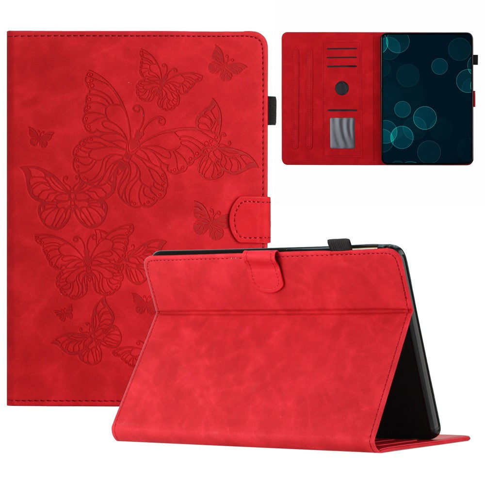 For Amazon Kindle 11th Gen (2022) TPU+PU Leather Cover Card Slot Imprinted Pattern Tablet Case