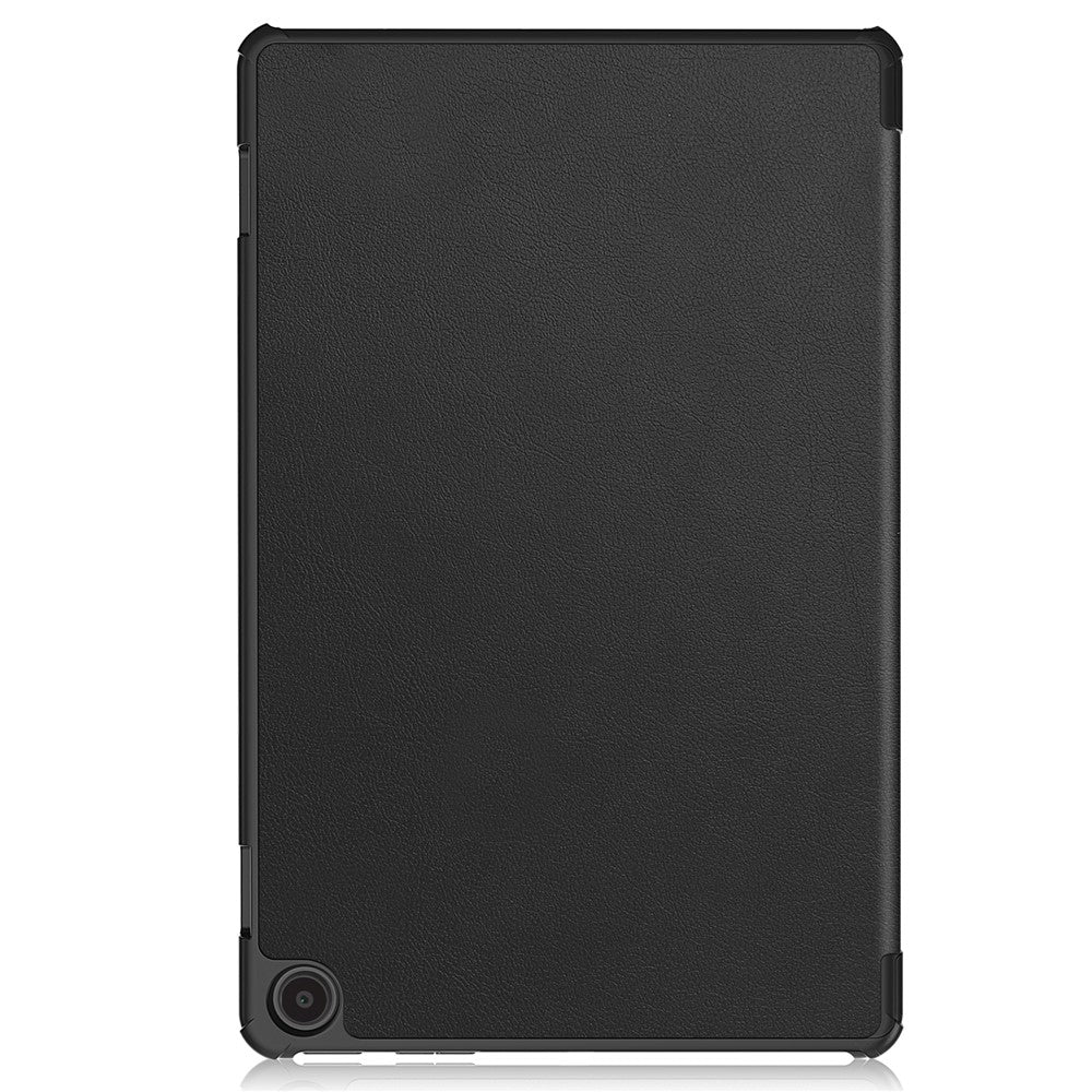 For Amazon Fire Max 11 PU Leather Tablet Case Tr-fold Stand Cover with Auto Sleep / Wake