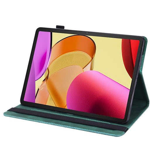 For Amazon Fire Max 11 PU Leather Tablet Case Card Holder Pattern Imprinted Stand Protective Cover