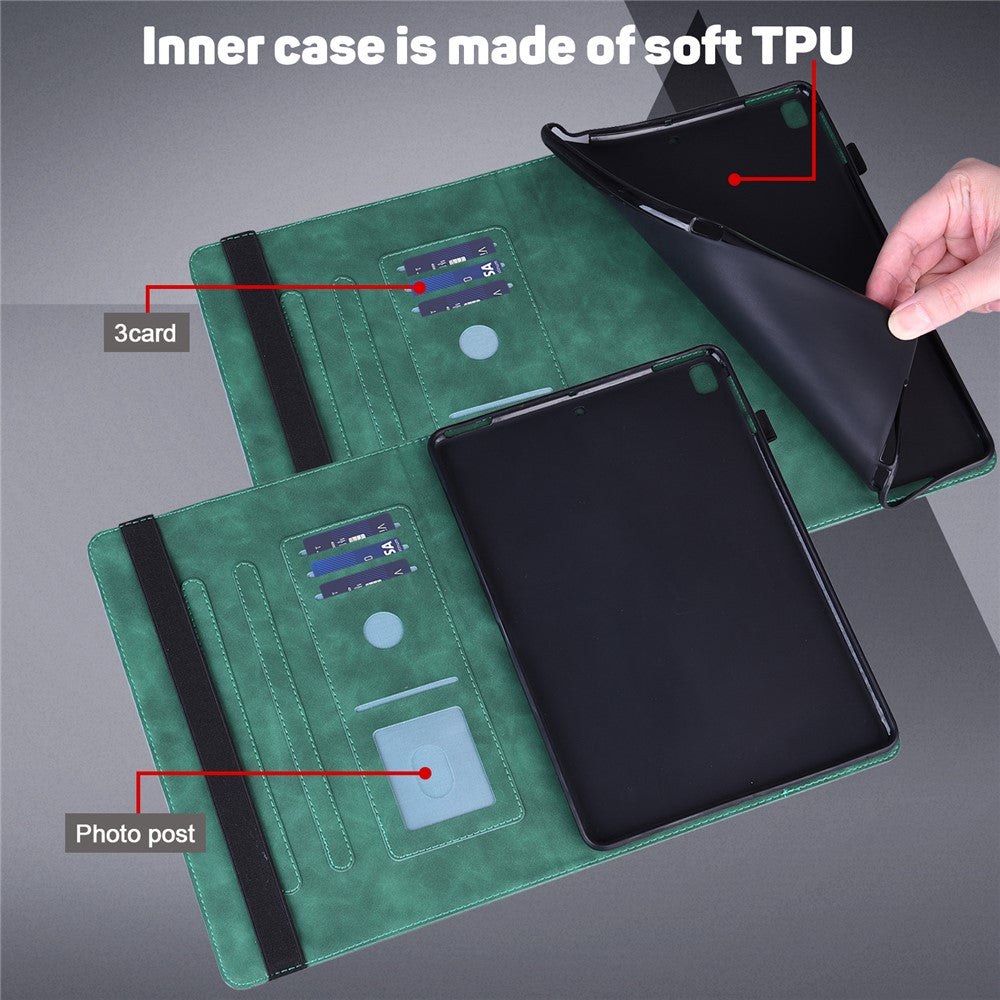 For Amazon Fire Max 11 PU Leather Tablet Case Card Holder Pattern Imprinted Stand Protective Cover