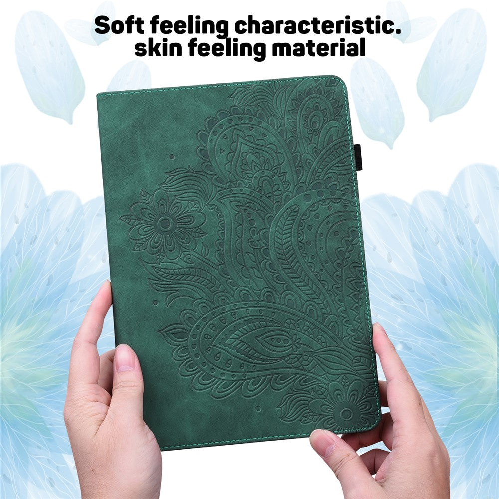 For Amazon Fire Max 11 PU Leather Tablet Case Card Holder Pattern Imprinted Stand Protective Cover