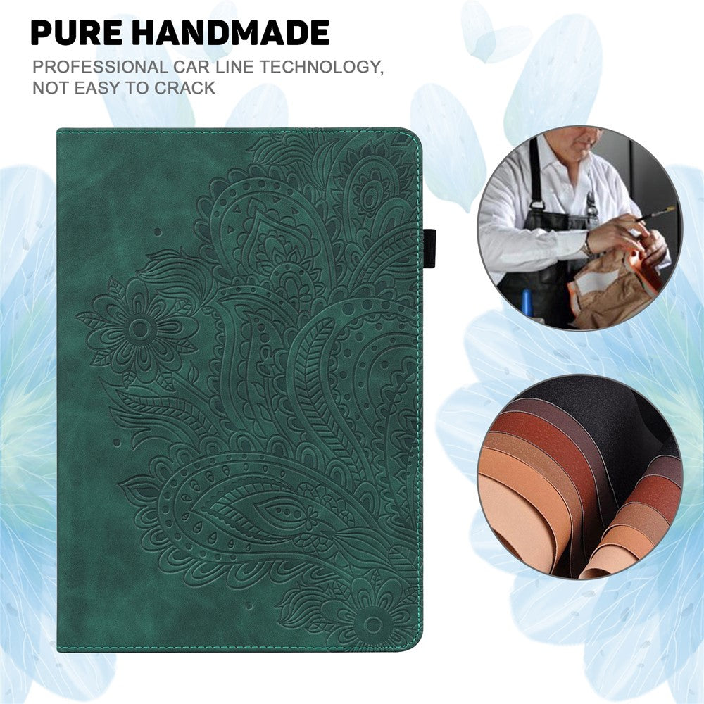 For Amazon Fire Max 11 PU Leather Tablet Case Card Holder Pattern Imprinted Stand Protective Cover