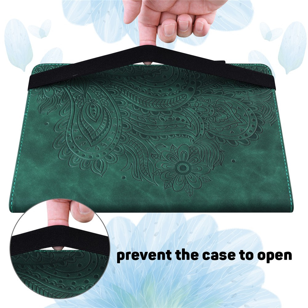For Amazon Fire Max 11 PU Leather Tablet Case Card Holder Pattern Imprinted Stand Protective Cover