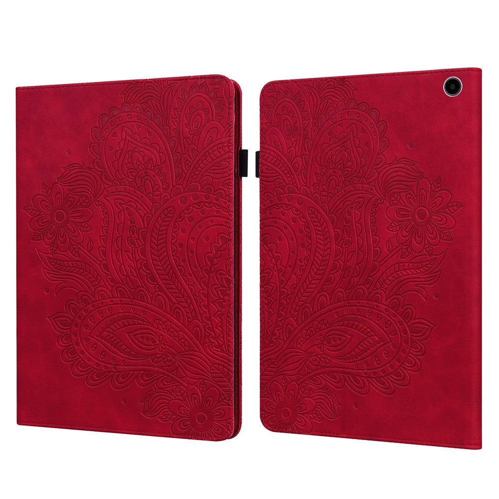 For Amazon Fire Max 11 PU Leather Tablet Case Card Holder Pattern Imprinted Stand Protective Cover