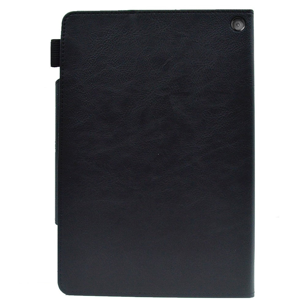 Tablet Case for Amazon Fire Max 11 , Card Holder Cowhide Texture PU Leather Stand Cover