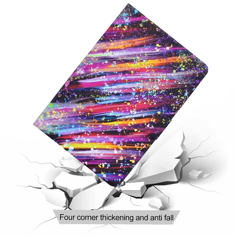 A1 Shockproof Case for Amazon Fire Max 11 PU Leather Cover Pattern Printed Tablet Stand Case with Card Slots