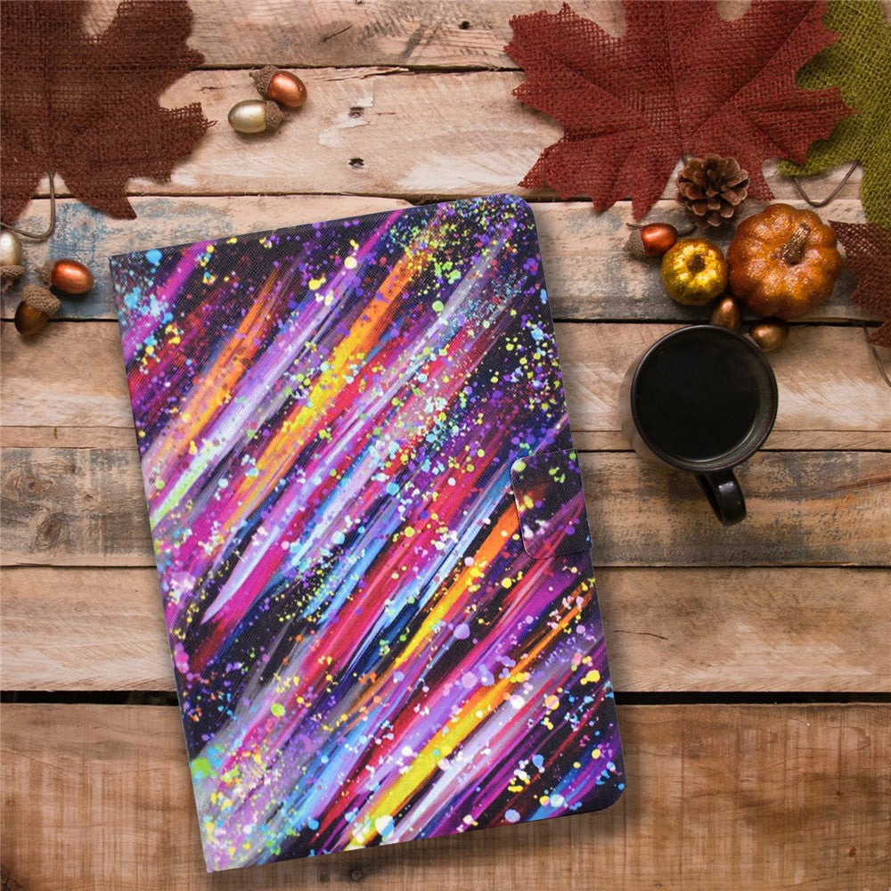 A1 Shockproof Case for Amazon Fire Max 11 PU Leather Cover Pattern Printed Tablet Stand Case with Card Slots
