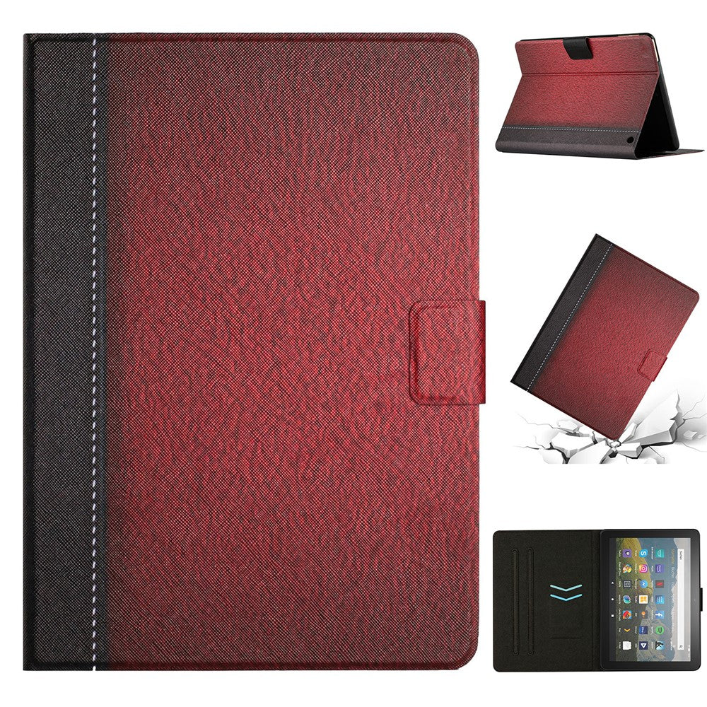 For Amazon Fire Max 11 Smart Tablet Case PU Leather Pattern Printing Stand Cover with Card Holder
