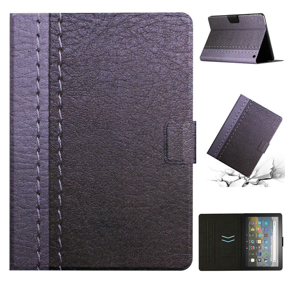 For Amazon Fire Max 11 Smart Tablet Case PU Leather Pattern Printing Stand Cover with Card Holder