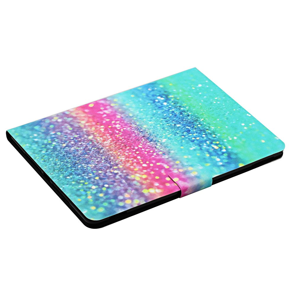 For Amazon Fire Max 11 PU Leather Stand Cover Pattern Printing Auto Wake / Sleep Tablet Case with Card Holder