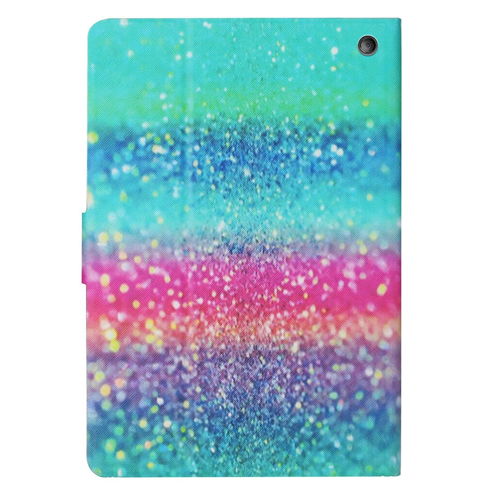 For Amazon Fire Max 11 PU Leather Stand Cover Pattern Printing Auto Wake / Sleep Tablet Case with Card Holder