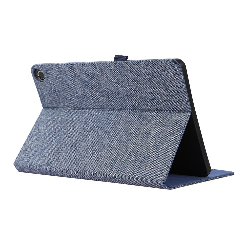 For Amazon Fire Max 11 Stand Tablet Case Cloth Texture PU Leather Smart Cover with Card Holder