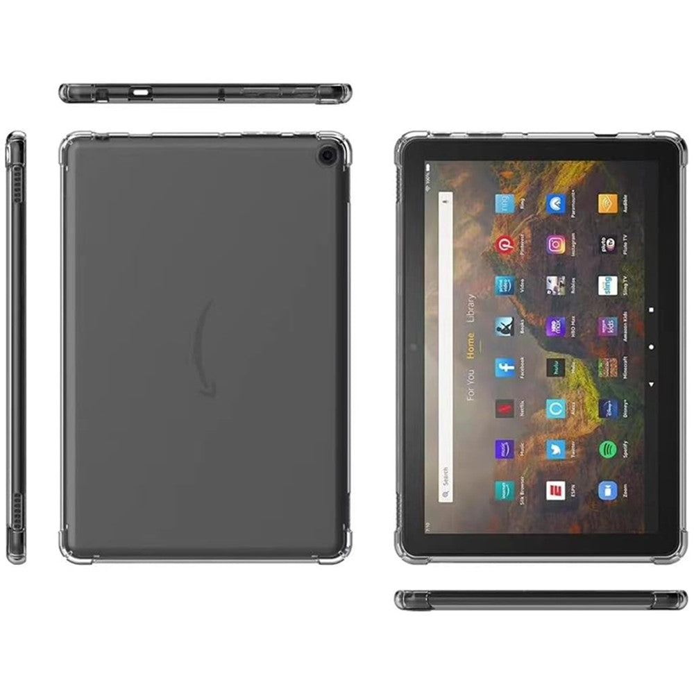 For Amazon Fire HD 10 (2023) Clear Case Reinforced Corners TPU Tablet Cover