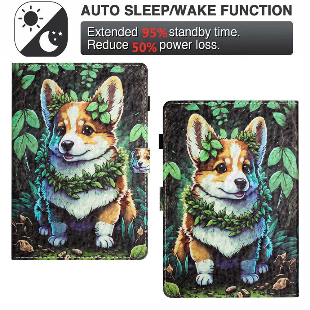 For Amazon Kindle 11th (2024) / 6'' (2022) Case Pattern Printing Leather Wallet E-Reader Cover
