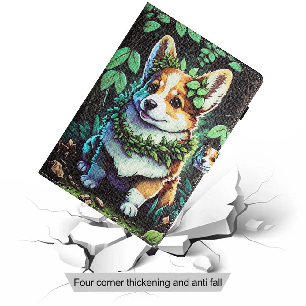 For Amazon Kindle 11th (2024) / 6'' (2022) Case Pattern Printing Leather Wallet E-Reader Cover