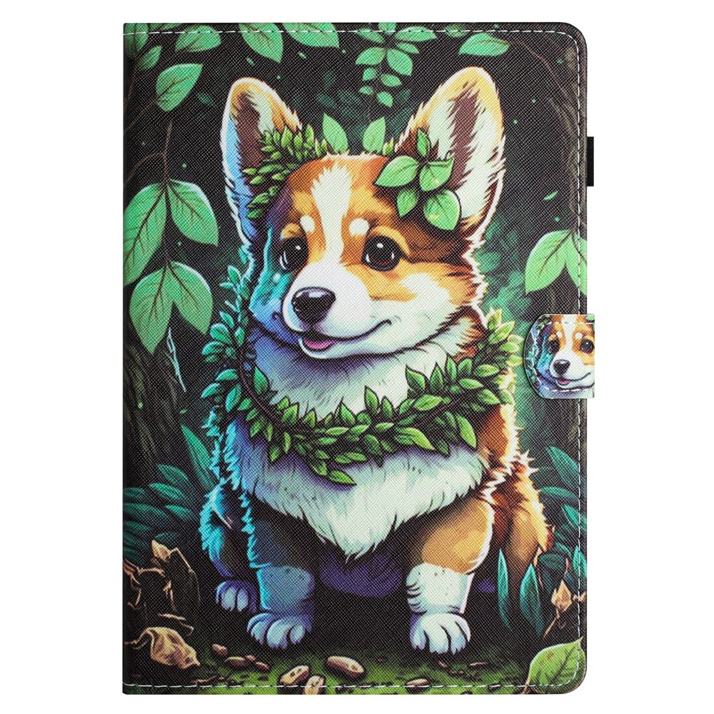 For Amazon Kindle 11th (2024) / 6'' (2022) Case Pattern Printing Leather Wallet E-Reader Cover