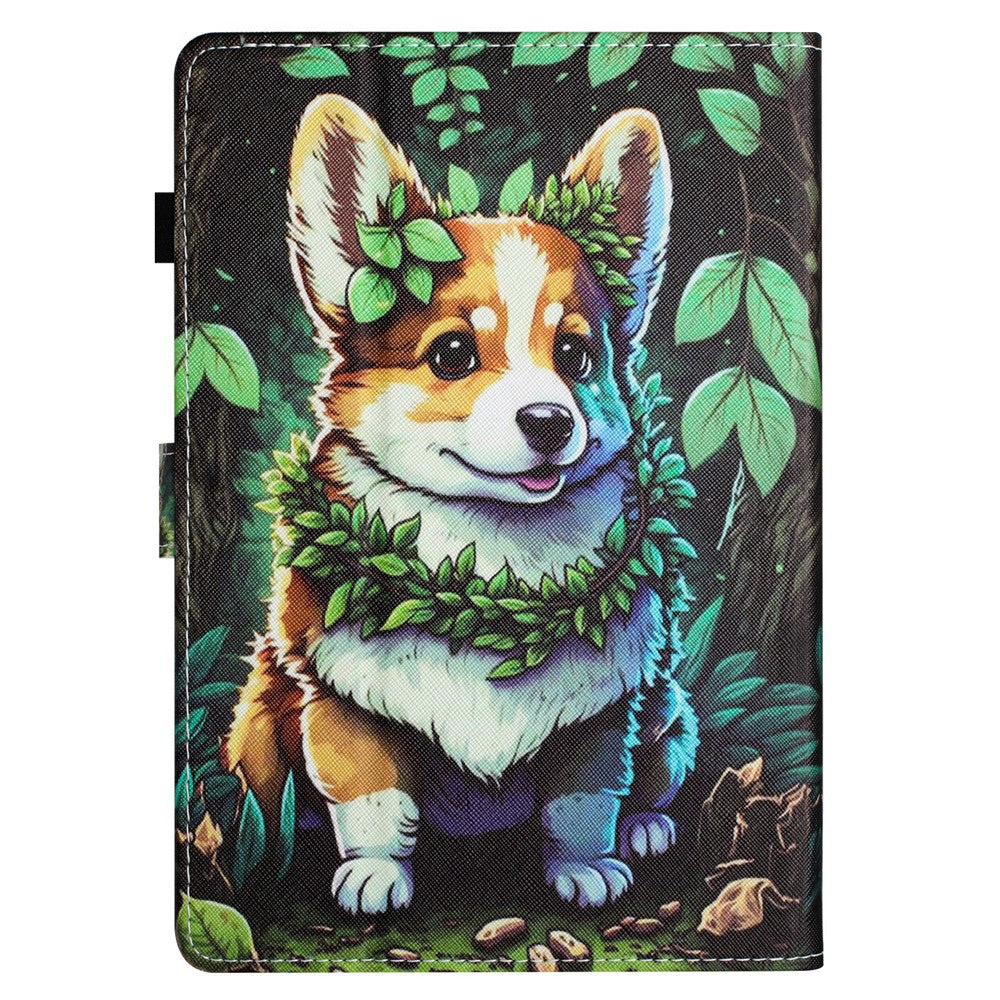 For Amazon Kindle 11th (2024) / 6'' (2022) Case Pattern Printing Leather Wallet E-Reader Cover