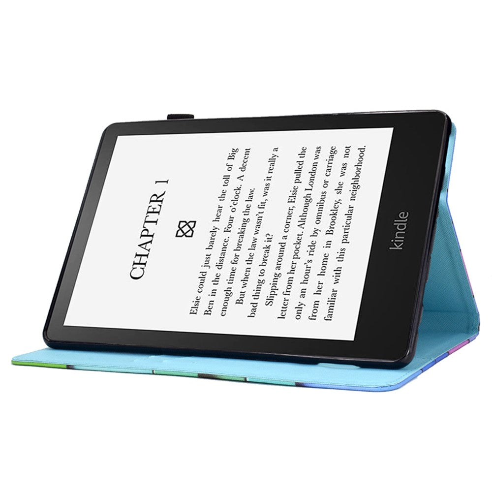 For Amazon Kindle Paperwhite 5 (2021) Case Stylish Pattern Leather Wallet E-reader Cover