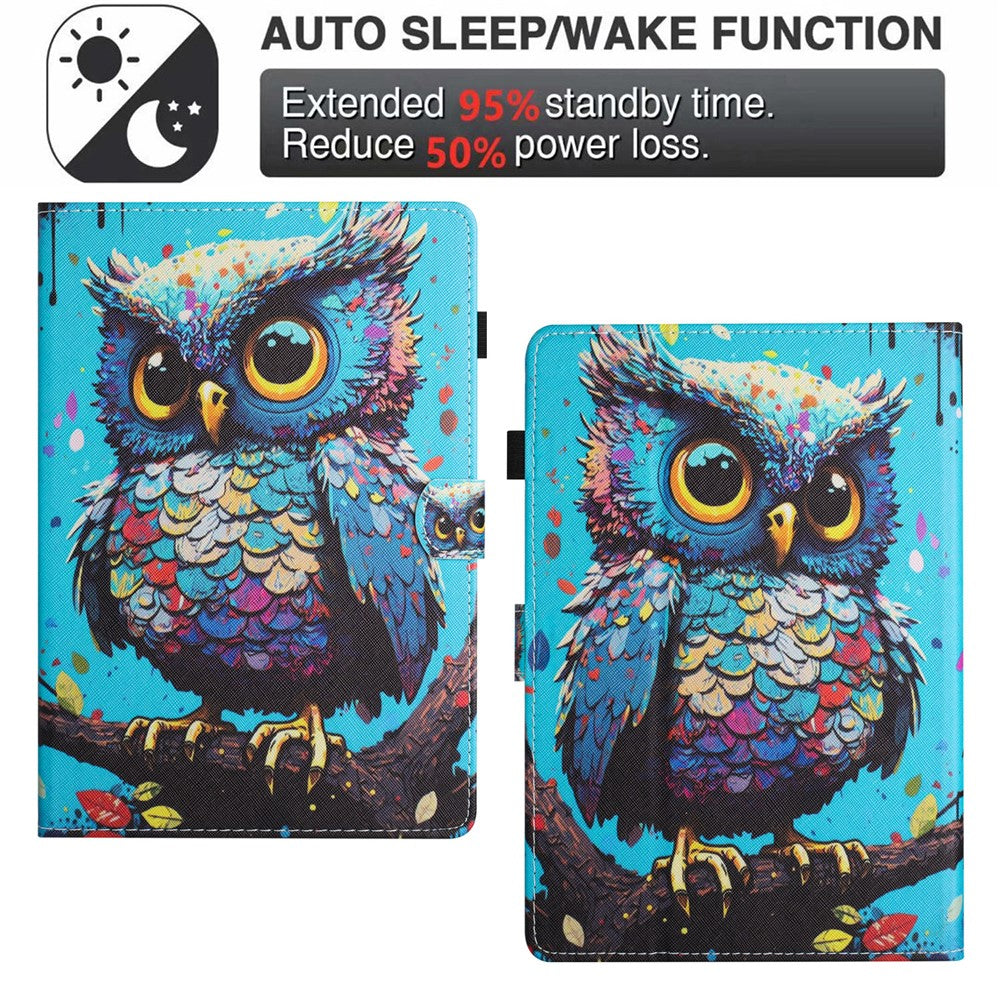 For Amazon Kindle Paperwhite 5 (2021) Case Stylish Pattern Leather Wallet E-reader Cover