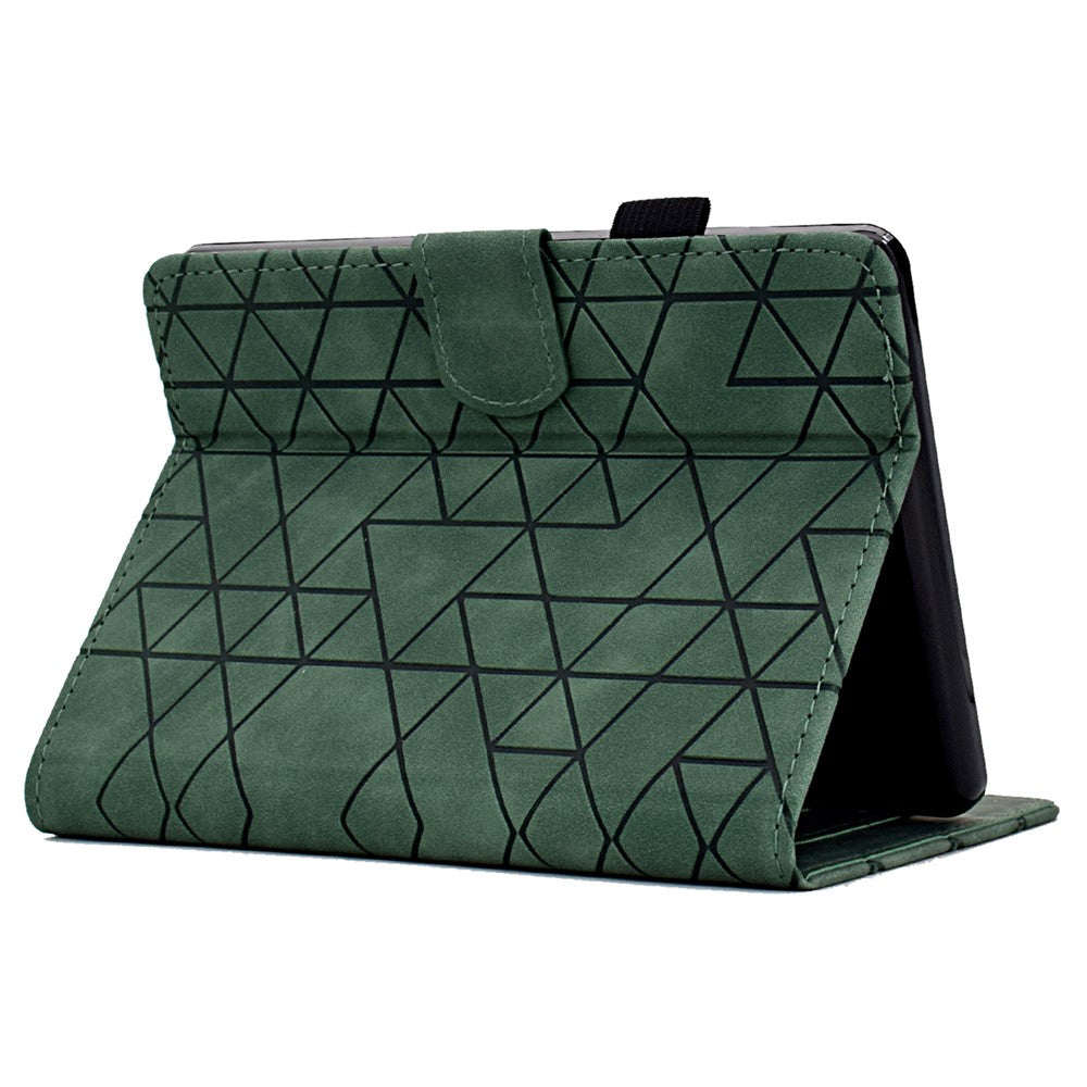 For Amazon Kindle 11th (2024) / 6'' (2022) Case Anti-Drop PU Leather Rhombus Pattern Stand E-Reader Cover