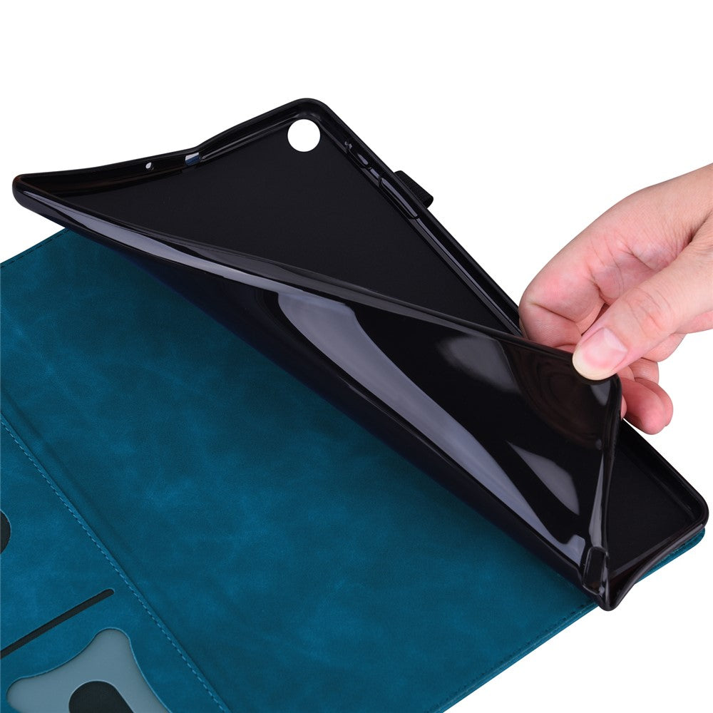 For Amazon Fire HD 10 (2023) Protective Case PU Leather Auto Sleep / Wake Business Cover