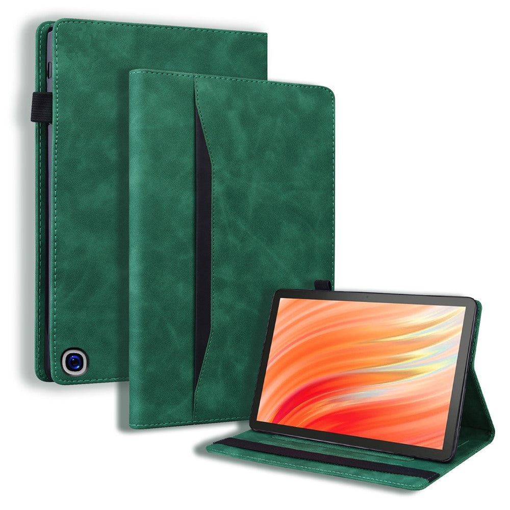For Amazon Fire HD 10 (2023) Protective Case PU Leather Auto Sleep / Wake Business Cover