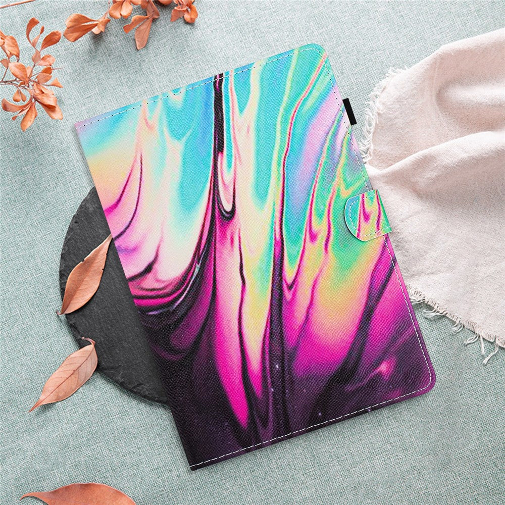 For Amazon Kindle Paperwhite (2021) Case PU Leather Pattern Viewing Stand Tablet Cover