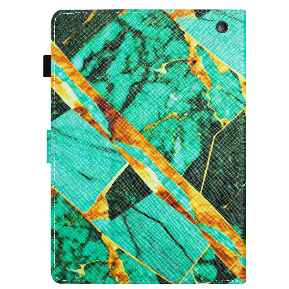 For Amazon Fire HD 10 Plus (2021) Smart Case PU Leather Pattern Dropproof Cover